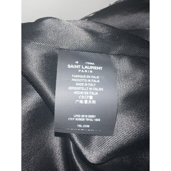 Saint Laurent Teddy Bomber Jacket - Picture 9 of 10